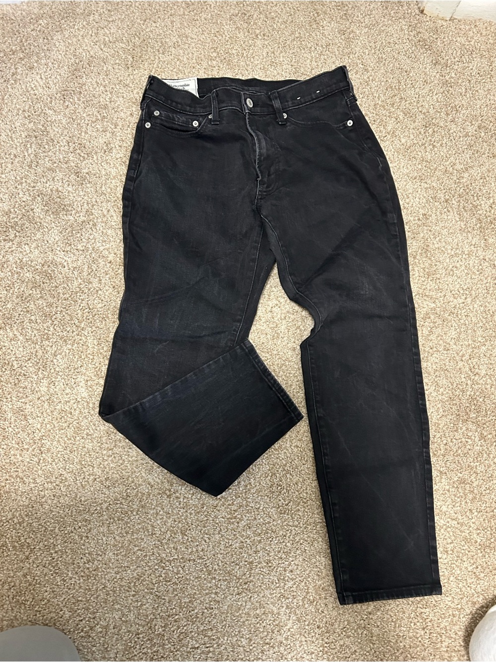 Abercrombie & Fitch Black Athletic Men’s Jeans